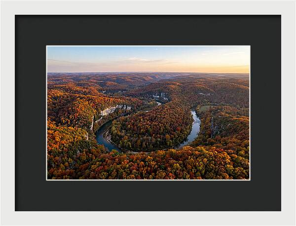 Ozark Mountains From Above