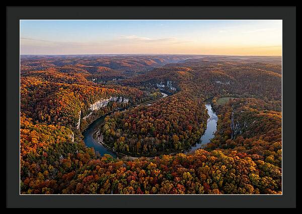 Ozark Mountains From Above