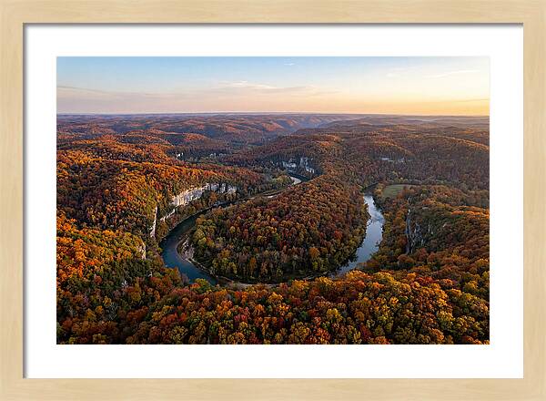 Ozark Mountains From Above