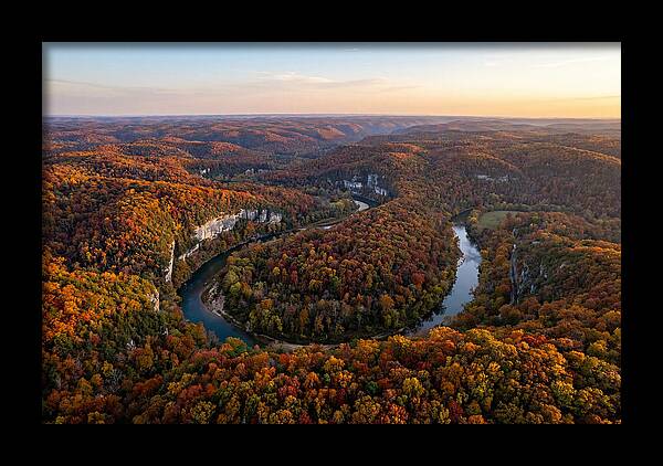 Ozark Mountains From Above