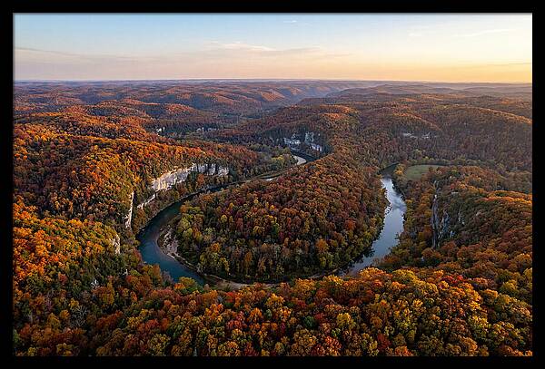Ozark Mountains From Above