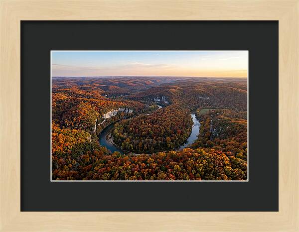 Ozark Mountains From Above