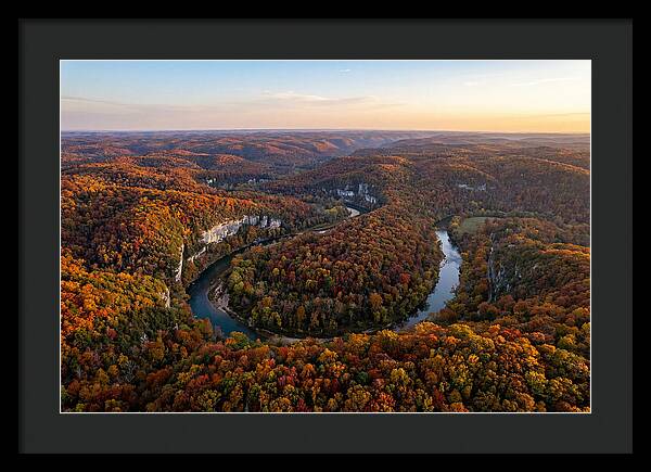 Ozark Mountains From Above