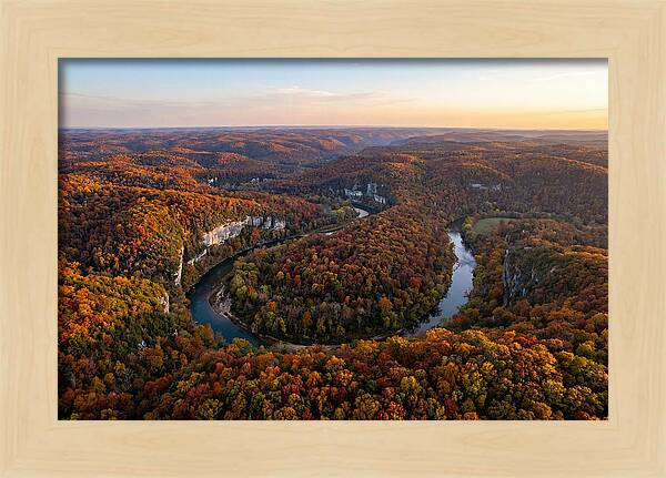 Ozark Mountains From Above