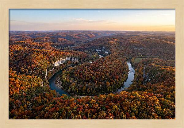 Ozark Mountains From Above