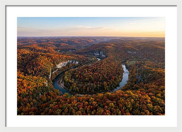 Ozark Mountains From Above
