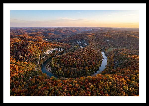 Ozark Mountains From Above
