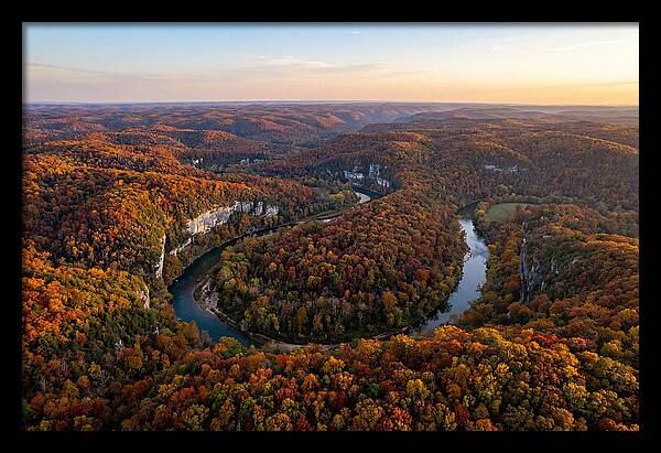 Ozark Mountains From Above