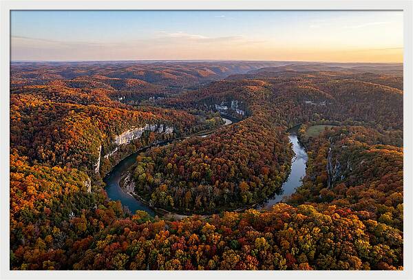 Ozark Mountains From Above
