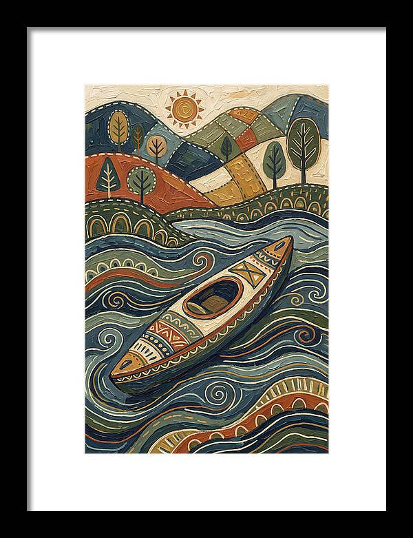 Paddling Through Lush Vistas