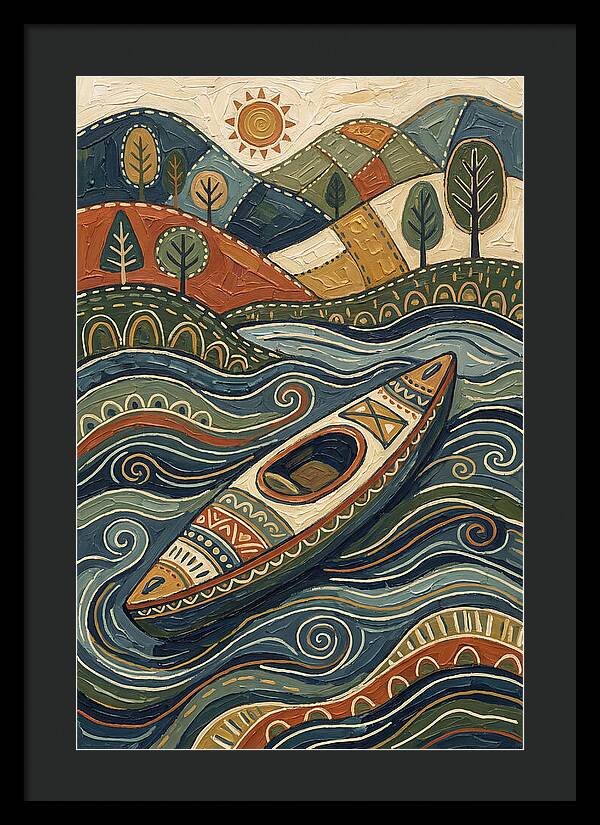 Paddling Through Lush Vistas
