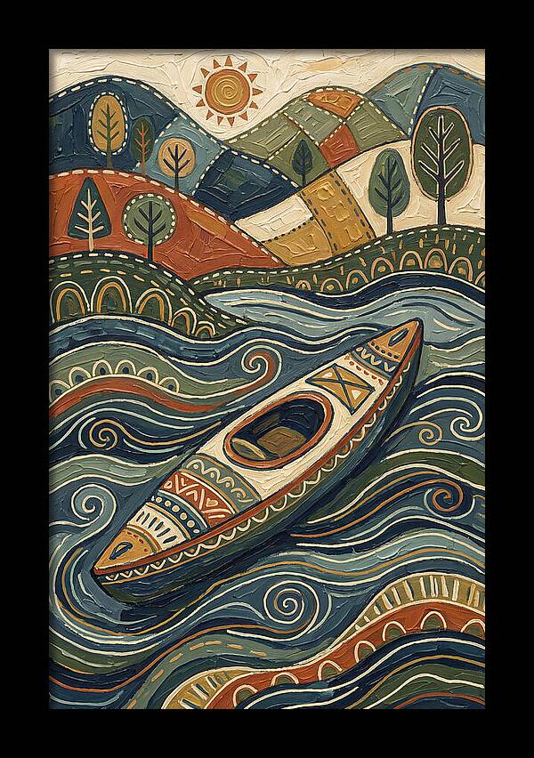 Paddling Through Lush Vistas
