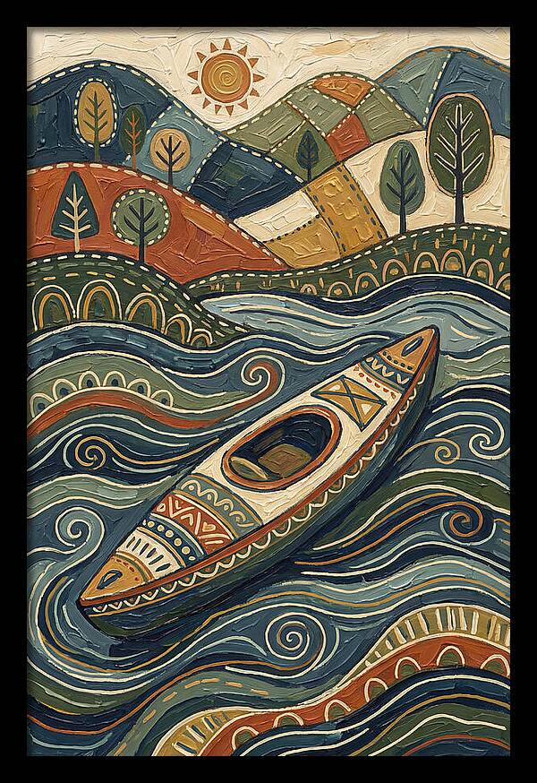 Paddling Through Lush Vistas