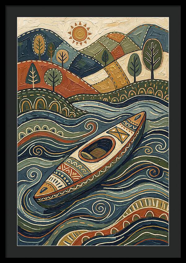 Paddling Through Lush Vistas