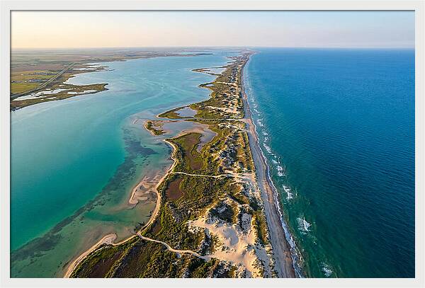 Padre Island From Above