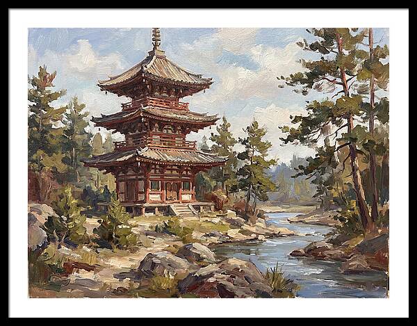 Pagoda Amidst Nature