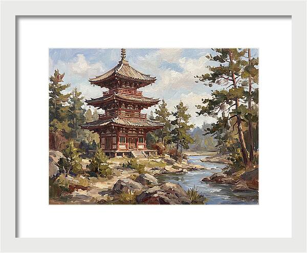 Pagoda Amidst Nature