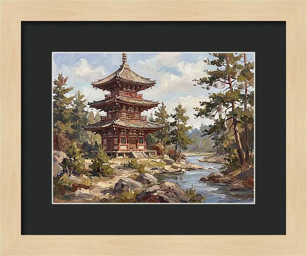 Pagoda Amidst Nature