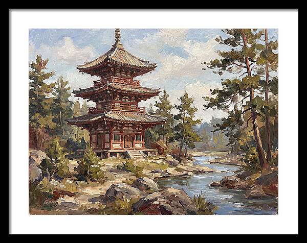 Pagoda Amidst Nature