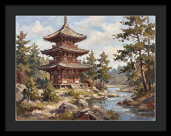 Pagoda Amidst Nature