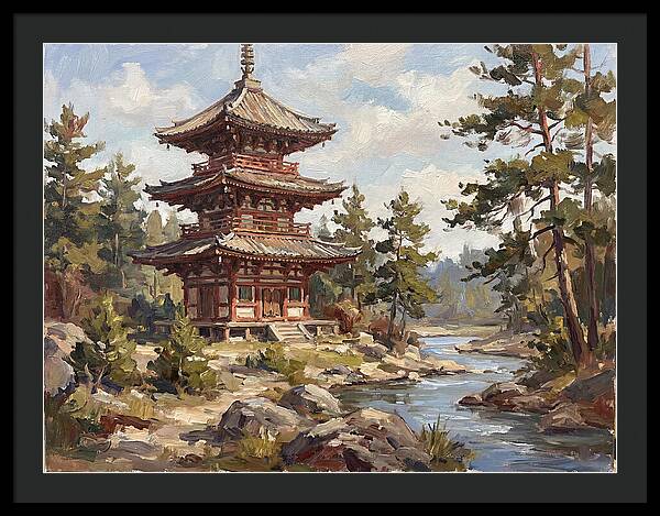 Pagoda Amidst Nature