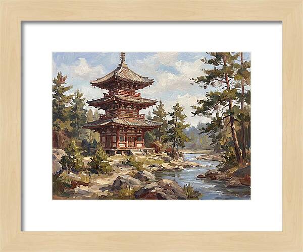 Pagoda Amidst Nature
