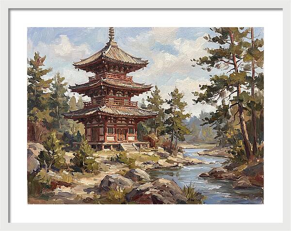 Pagoda Amidst Nature