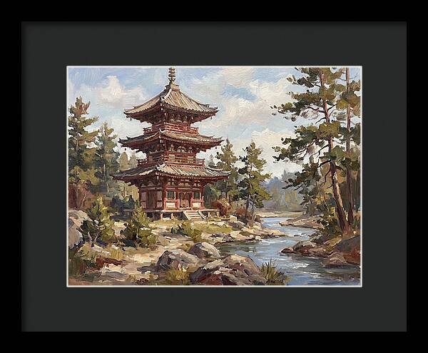 Pagoda Amidst Nature