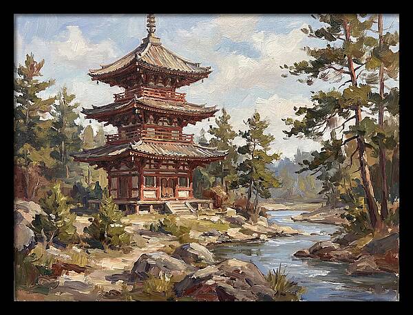 Pagoda Amidst Nature