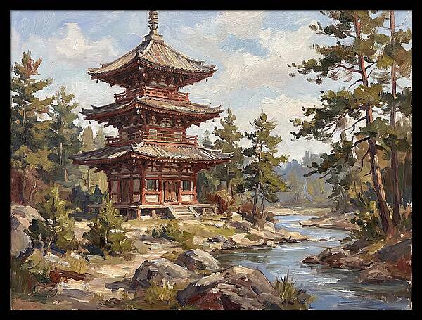 Pagoda Amidst Nature