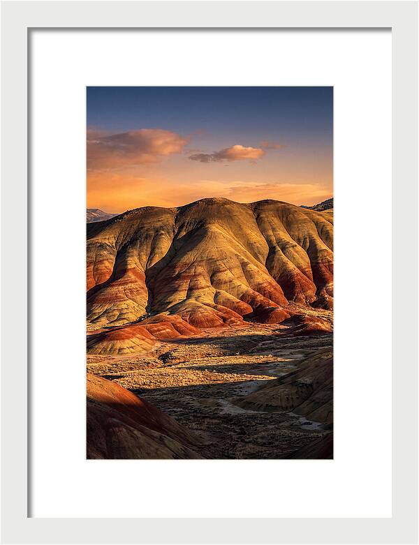 Painted Hills At Golden Hour