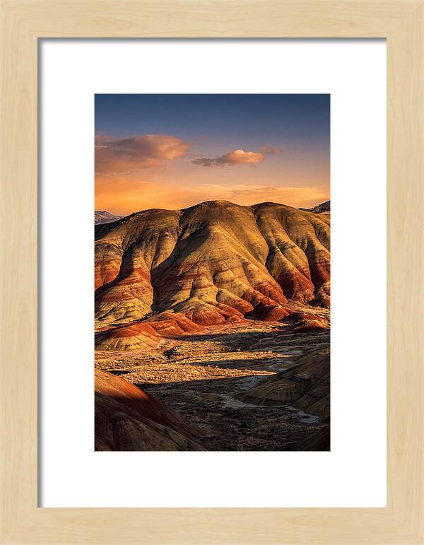 Painted Hills At Golden Hour