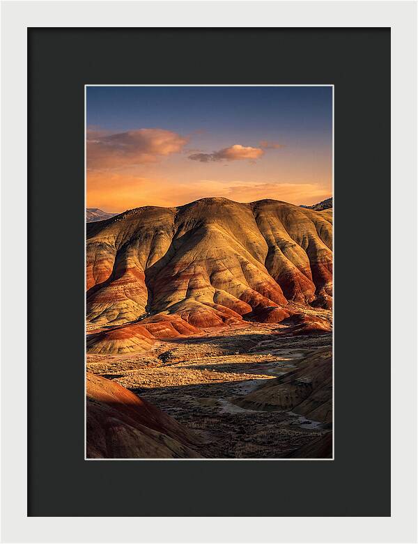 Painted Hills At Golden Hour