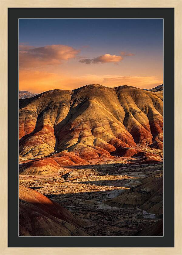 Painted Hills At Golden Hour