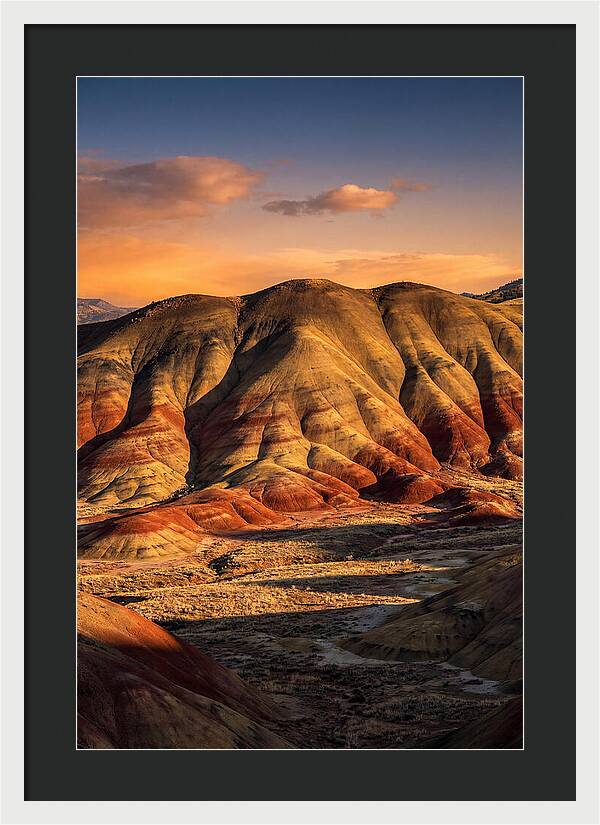 Painted Hills At Golden Hour
