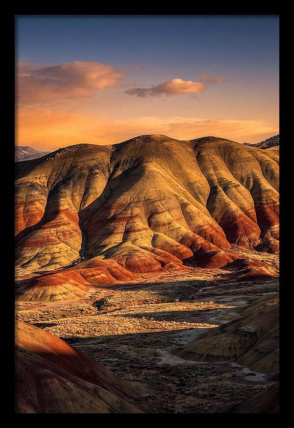 Painted Hills At Golden Hour