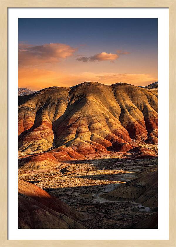 Painted Hills At Golden Hour
