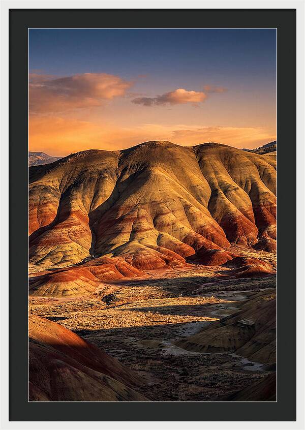 Painted Hills At Golden Hour