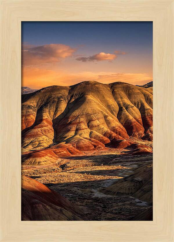 Painted Hills At Golden Hour