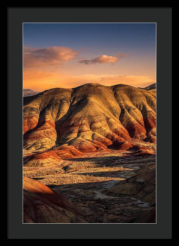 Painted Hills At Golden Hour