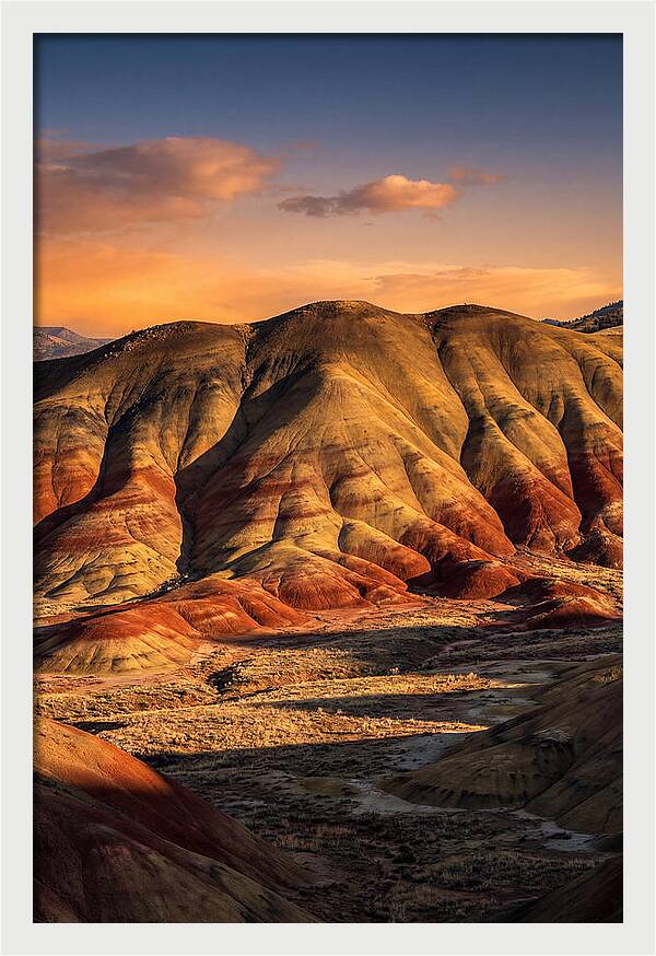 Painted Hills At Golden Hour