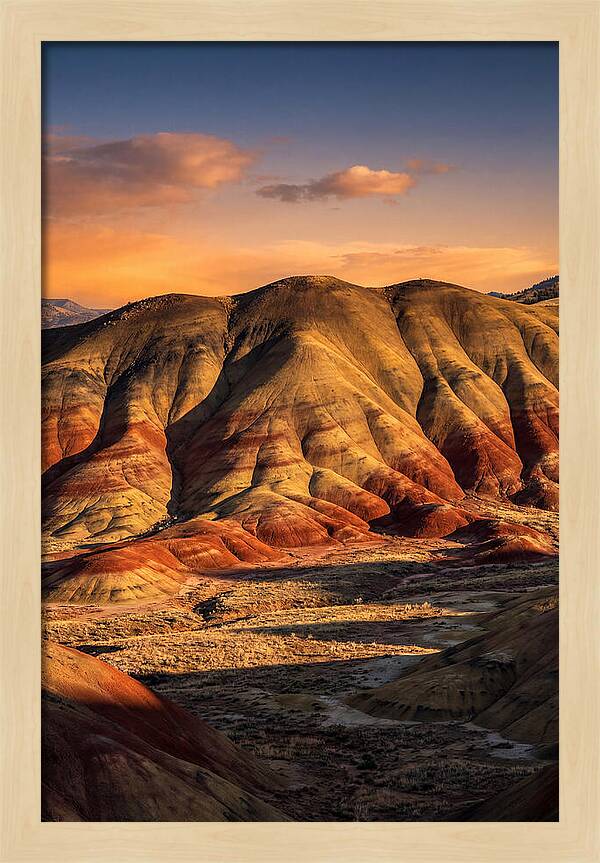 Painted Hills At Golden Hour
