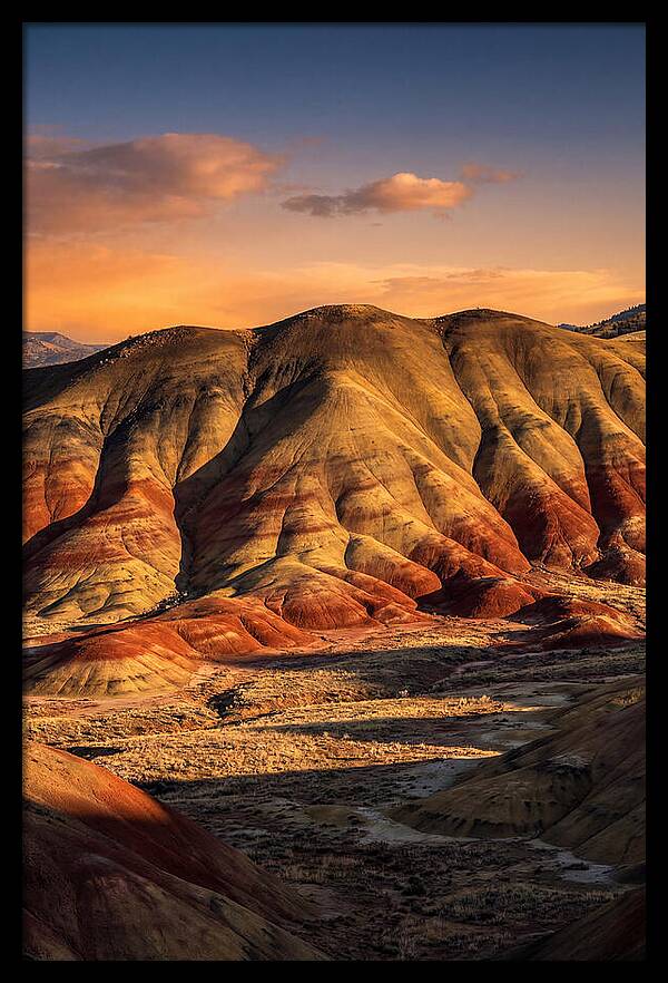 Painted Hills At Golden Hour