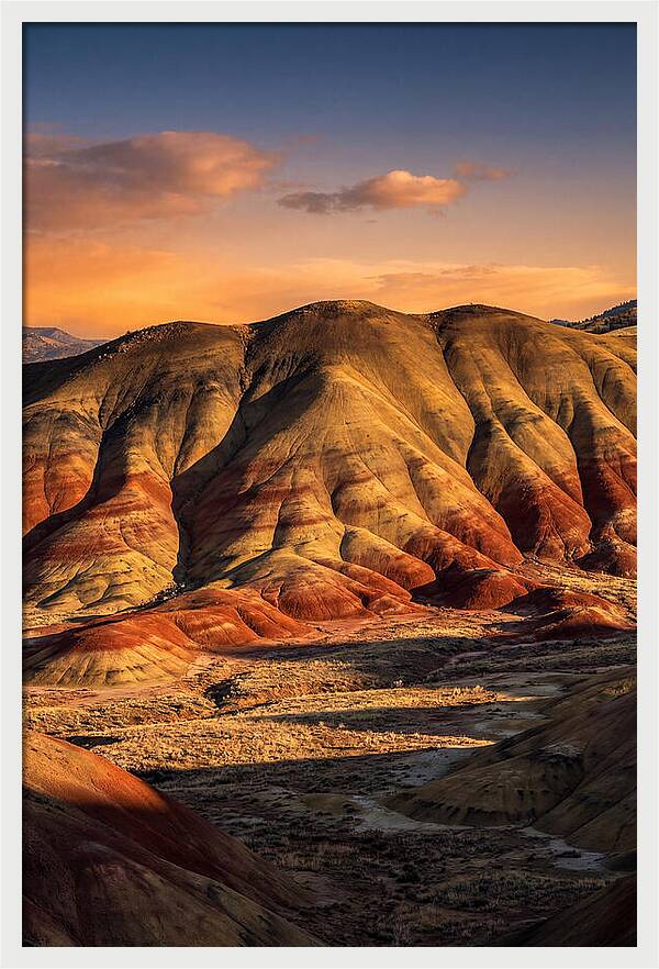 Painted Hills At Golden Hour