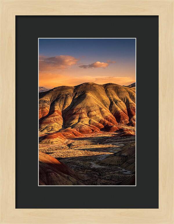 Painted Hills At Golden Hour