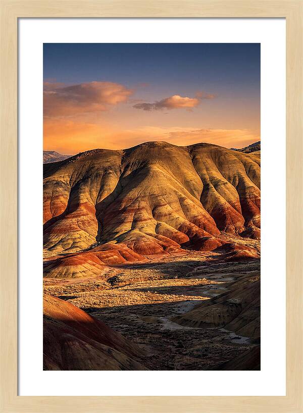 Painted Hills At Golden Hour