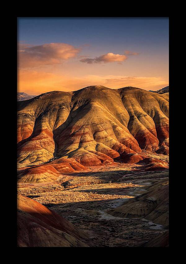 Painted Hills At Golden Hour
