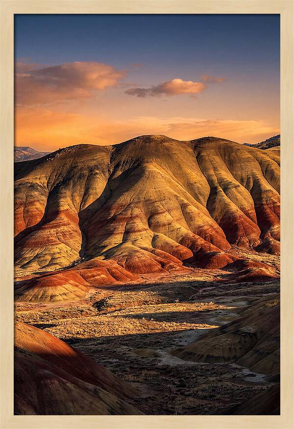 Painted Hills At Golden Hour