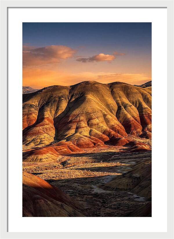 Painted Hills At Golden Hour
