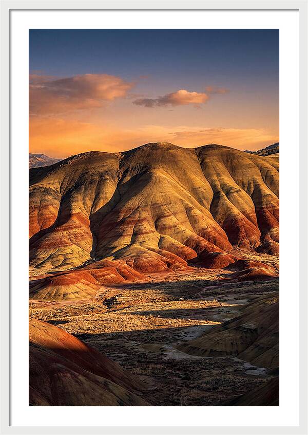 Painted Hills At Golden Hour